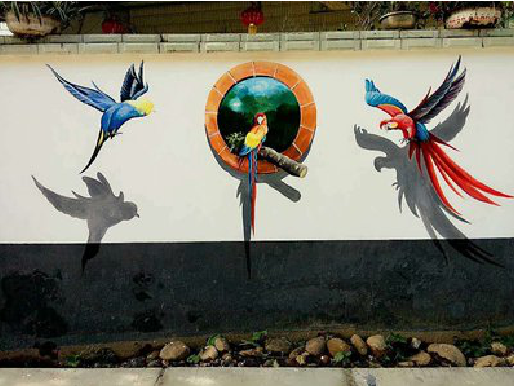 攀枝花视觉错位-3D墙绘设计