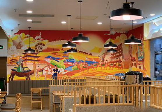 攀枝花商业空间彩绘介绍。