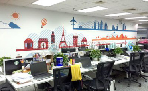 攀枝花教你设计办公室墙绘的方法。