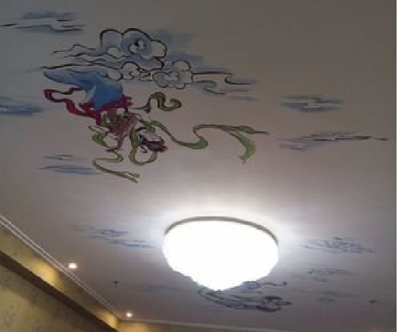 攀枝花如何快速绘制天花板上的手绘墙？