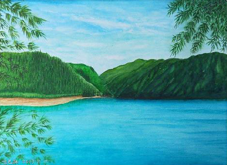 攀枝花在墙绘中，如何绘画绿水青山？